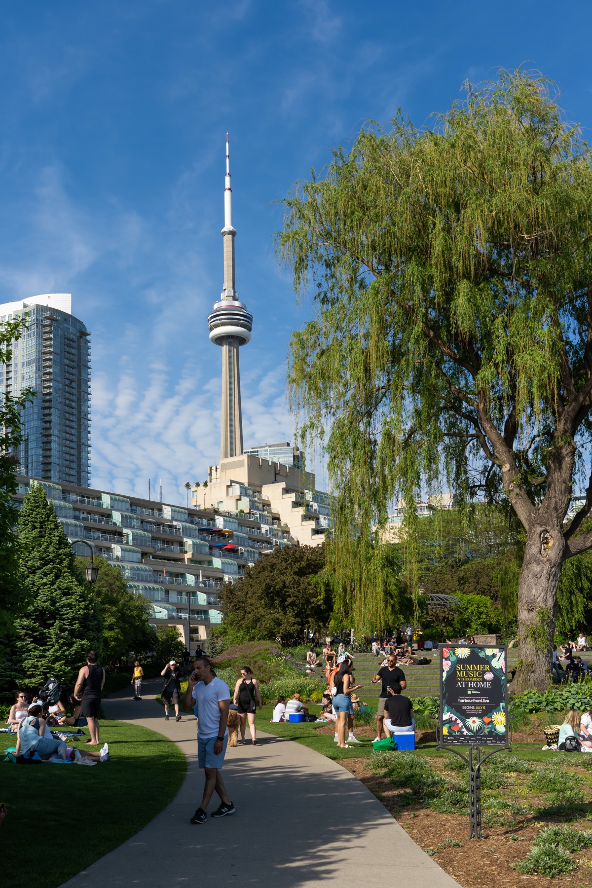 Toronto Music Garden near Harbourfront