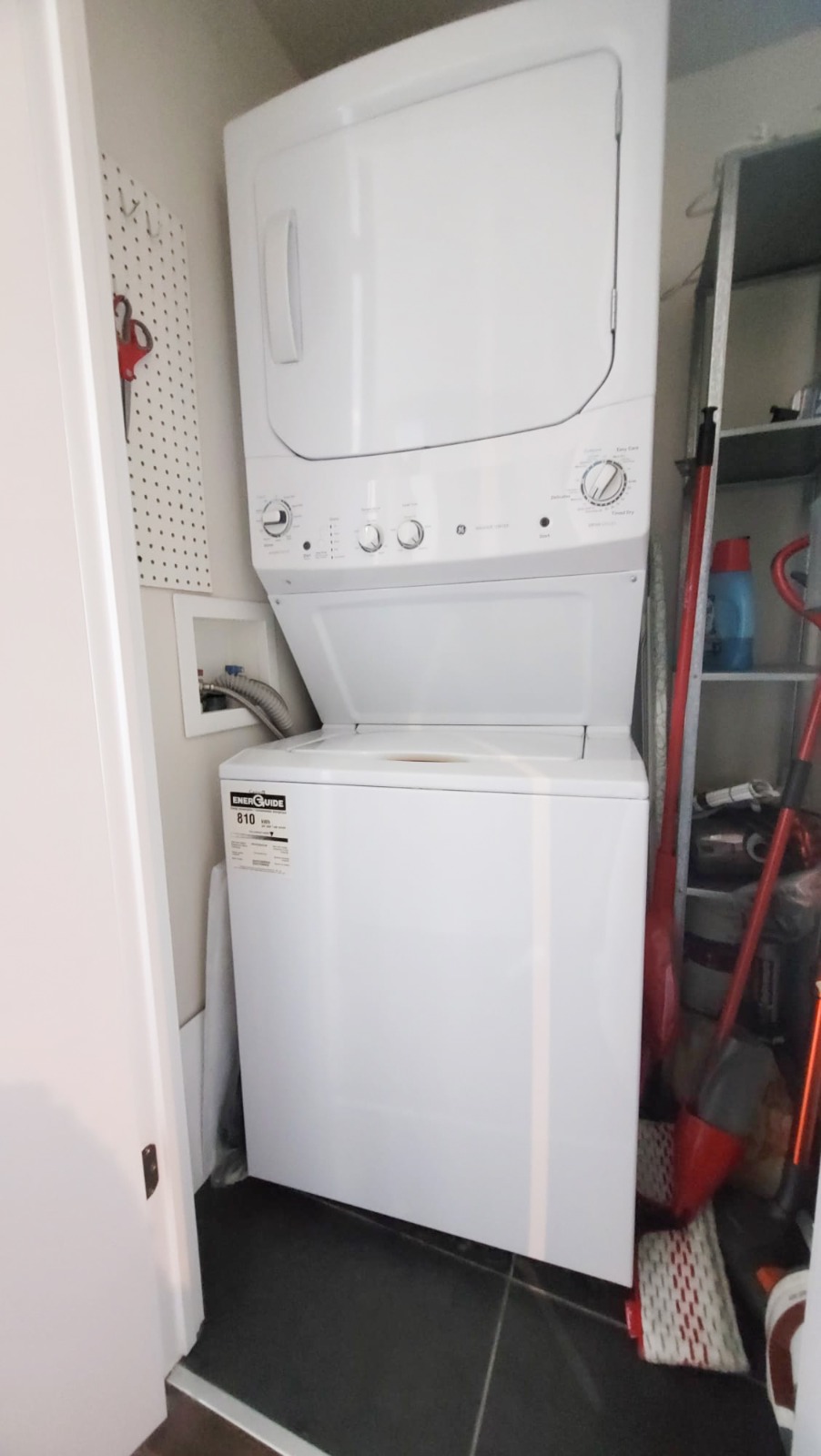 Laundry area inside the suite